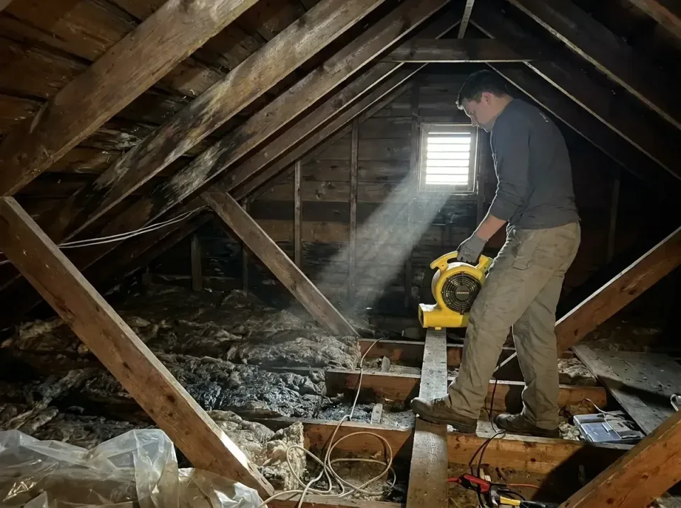 attic-water-damage-drying-proc-007 — frequently asked questions, Emergency Water Extraction & 24/7 Flood Response in Mansfie…